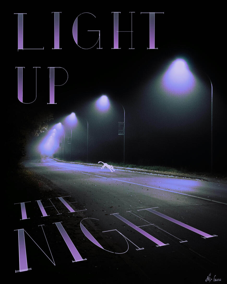 Promo Poster Lumen 3 (2025, digital painting on stock image)