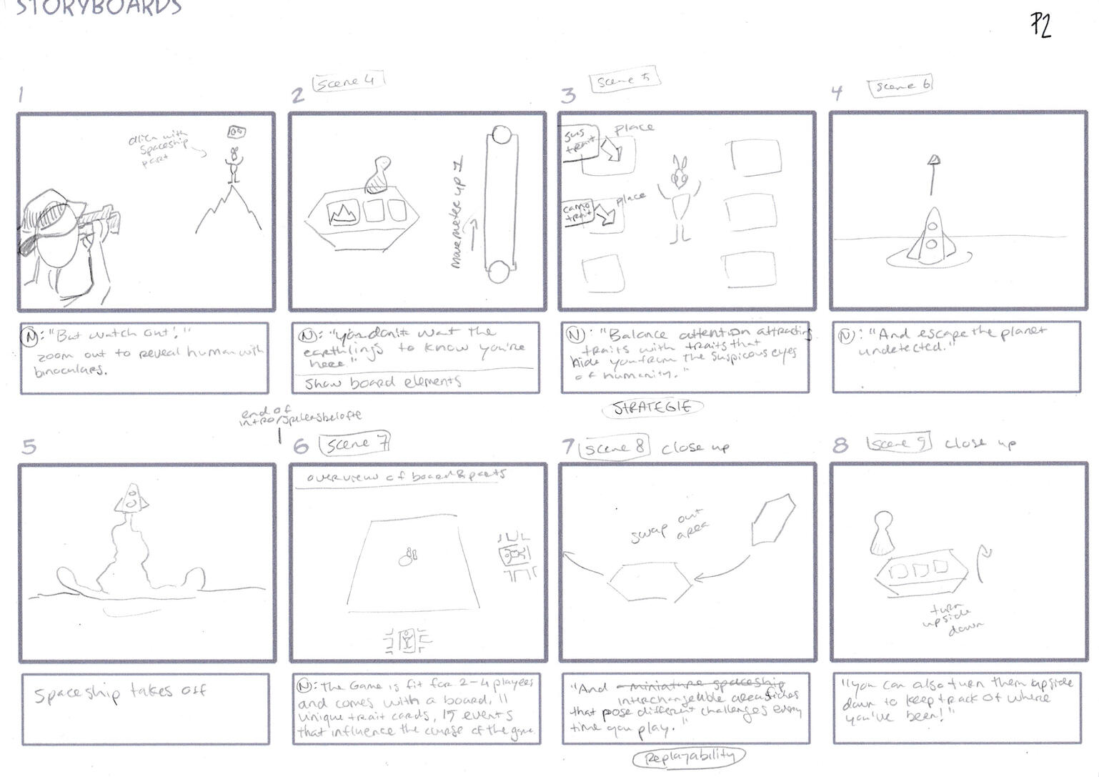 Storyboard page 2