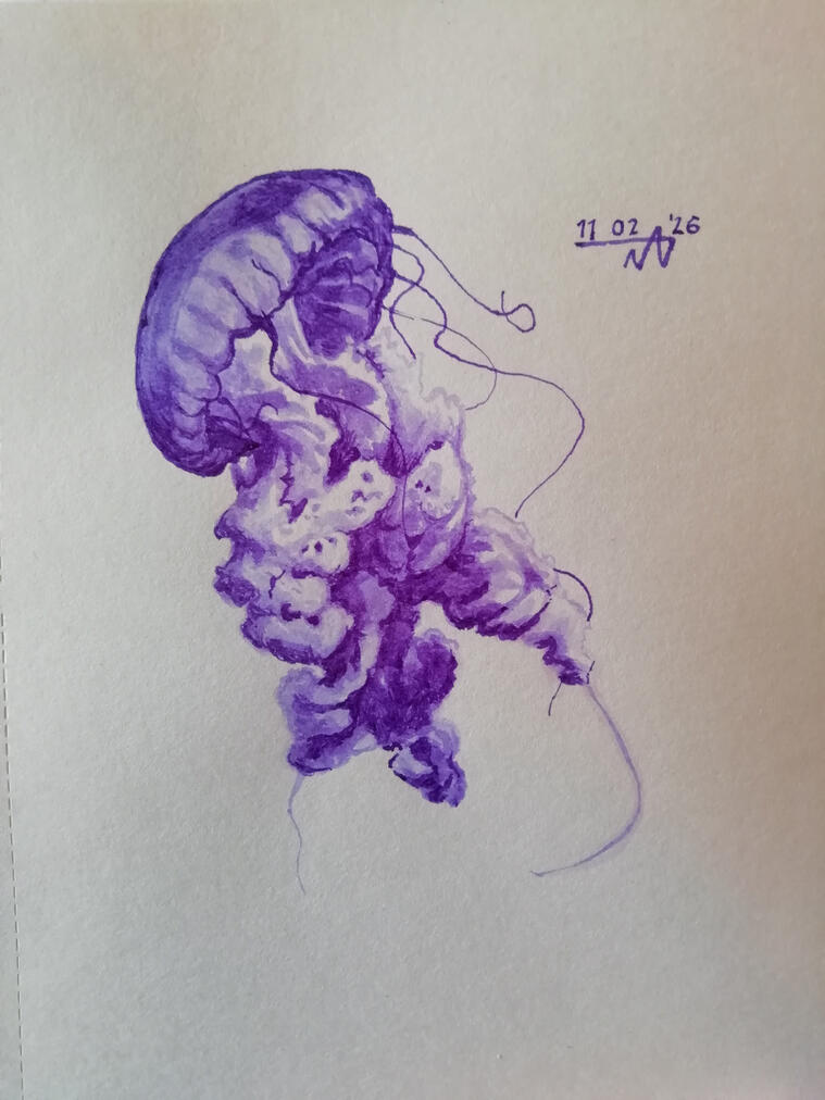 Ink on paper, 2026 Ink on paper, 2026