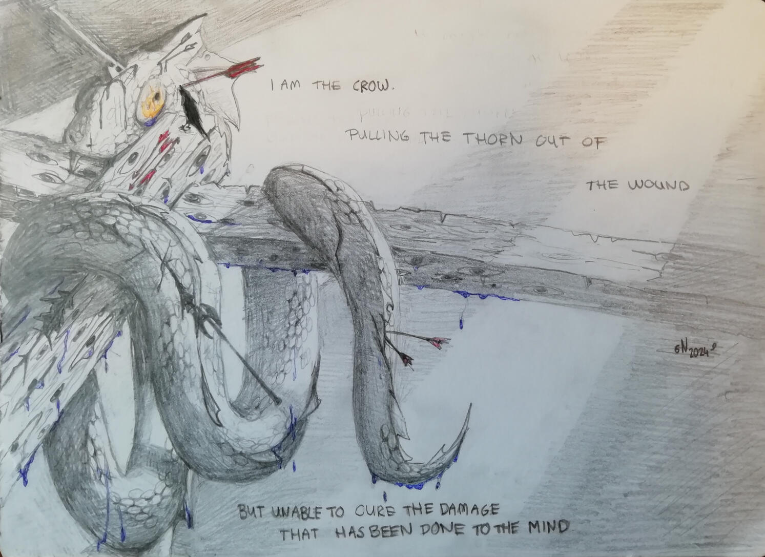 Pencil on paper, 2024