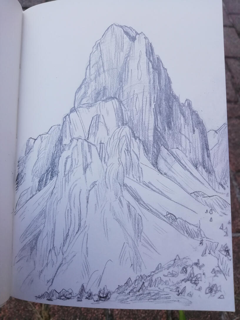 La Meja, Pencil on paper, 2026